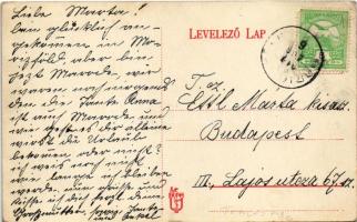 1911 Móricföld, Móriczföld, Maureni; Templom, Iskola / Kirche, Schule / church, school