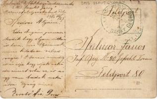 1916 Az SMS Sankt Georg osztrák-magyar páncélos cirkáló egyik matróza / K.u.K. Kriegsmarine Panzerkr...