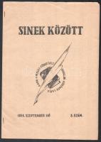 1955 Sínek Között, a KPM Vasúti Főosztály Irodalmi Körének Lapja, 32p