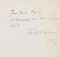 Wolf, Georg Jacob: Fritz Behn. München, 1928, Otto Oechelhäuser. Fritz Behn által DEDIKÁLT! Kiadói p...