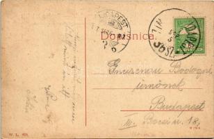 1907 India, Indija; Horn vasúti szálloda, Nemzeti Nagy szálloda. W.L. 825. / Hotel Bahnhof und Grand...