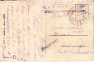 1918 Die Adjustierungspatrouille. K.u.K. Kriegsmarine Matrose / Egyenruházati járőr / Patrola za mon...