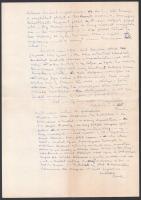 1968 Kányádi Sándor (1929-2018) költőnek írt levél, borítékkal