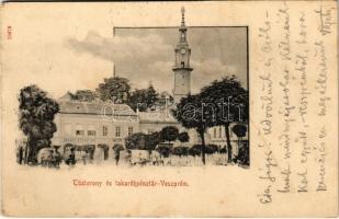 1901 Veszprém, Tűztorony, takarékpénztár (fl)
