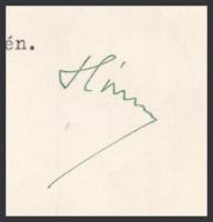 1940 Bp., Hóman Bálint (1885-1951) miniszter aláírt kinevezése Árpássy Gyula részére