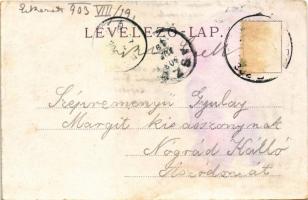 1903 Kiscell, Celldömölk; Római katolikus templom, klostrom. Fischer G. 99. Art Nouveau, floral, lit...