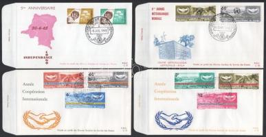 Kongó 1966 (4 db), Congo 1966 (4 pcs)
