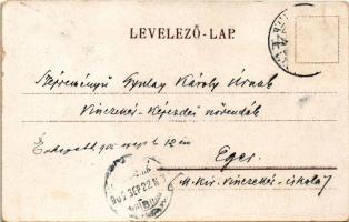 1905 Budapest XII. Szent János kórház. Erdélyi cs. és kir. udvari fényképész felvételei után. litho