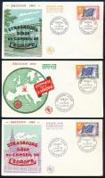Franciaország 1965 (3 db), France 1965 (3 pcs)
