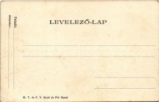 Siófok, Braun-féle nyaraló. M.T. és F.V. Koch és Pór kiadása