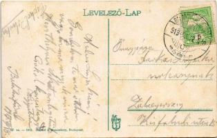 1913 Balatonfüred, Herceg prímás nyaralója, szőlőskert (fl)