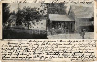 1904 Lesce bei Generalski Stol, Hotel Villa (worn corners)