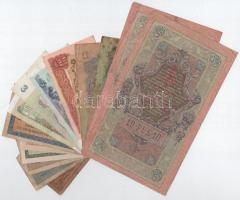 15db-os vegyes orosz és szovjet bankjegy tétel, közte 1918. 1R T:I--III-
15pcs of mixed russian and...