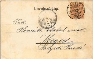 1900 Brassó, Kronstadt, Brasov; Piac tér, Jacob L. Adler üzlete. Julius Müller Tartler & Schreib...