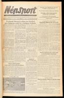 1955 A Népsport újság évfolyamának összes száma bekötve két kötetben, félvászon kötésben. Jó állapot...