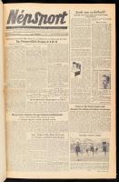 1956 A Népsport újság évfolyamának összes száma bekötve két kötetben, félvászon kötésben. Jó állapot...