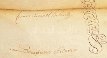 VÉDETT!!! 1698 I. Lipót a máramarosszigeti szigeti Tar Márton hajdú és fiai: Márton és Zsigmond rész...