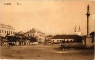 Ipolyság, Sahy; Fő tér. Polgár I. kiadása / main square (felszíni sérülés / surface damage)