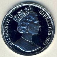 Gibraltár 1993. 14Ecu "Euro Tunnel" T:PP