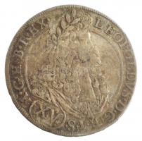 Ausztria 1694. 15kr Ag "I. Lipót" (6,21g) Hall T:2-,3
Austria 1694. 15 Kreuzer Ag "L...