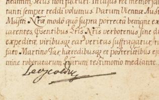 1701 I. Lipót szigeti Tar Márton kérésére teljes szövegében átírja és megerősíti II. Apafi Mihály ok...