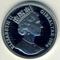 Gibraltár 1994. 14Ecu "Parthenon és Brandenburgi kapu" T:PP