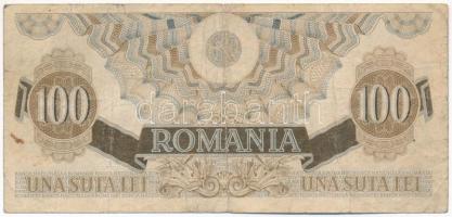 Románia 1947. 100L "F.10 865010" T:III- folt
Romania 1947. 100 Lei "F.10 865010"...
