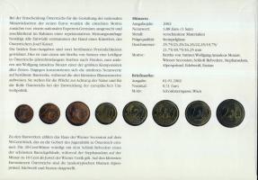 Belgium 2002. Komplett Euro forgalmi pénz sor bélyeges érmés borítékon, elsőnapi bélyegzővel T:2 hát...