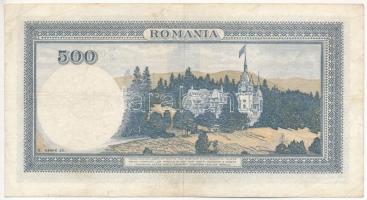 Románia 1936. 500L "G/2 0680284" T:III apró szakadás
Romania 1936. 500 Lei "G/2 0680...