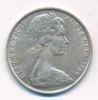 Ausztrália 1966. 50c Ag &quot;II. Erzsébet&quot; T:1- Australia 1966. 50 Cents Ag &quot;Elisabeth II&quot; C:AU Krause KM#67