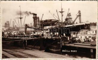 Braila, Port, SS Torvanger steamship. photo