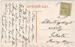 Tátra, Magas-Tátra, Vysoké Tatry; Tarpatakfüred, szálloda. Dr. Trenkler Co. 1906. Tát. 12. / Kohlbac...