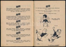 1953 Szepesi György - Lukács László: Az évszázad mérkőzése, 6:3 (Aranycsapat.) Bp., Ifjúsági Könyvki...