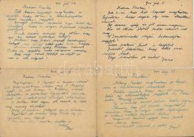 8 db magyar második világháborús zsidó KMSZ (közérdekű munkaszolgálatos) tábori posta munkatáborból ...