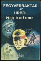Philip José Farmer: Fegyverraktár az űrből. Regény. hn.én., nyn. Kiadói papírkötés.   Ez a könyv magáncélú használatra készült, hat példányban. Kereskedelmi forgalomba nem hozható!   Ezen a (magán)kiadáson kívül más kiadása Magyarországon nem létezik a műnek.   Philip José Farmer (1918-2009) amerikai Hugo-díjas sci-fi és fantasy író.