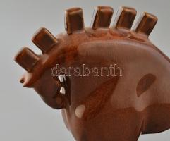 Jelzés nélkül: Ló. Kerámia, hibátlan, m: 26,5 cm