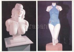 40 db MODERN Mozgó Világ képeslap kettesével