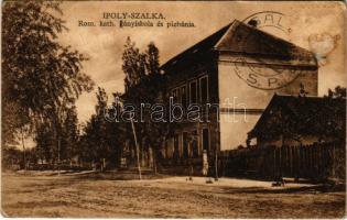 1930 Ipolyszalka, Ipoly-Szalka, Salka; Római katolikus lányiskola és plébánia / Catholic girl school and parish (fa)