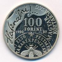 1990. 100Ft Cu-Ni-Zn "Fáy András" T:1 (eredetileg PP) fo. Adamo EM112