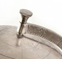 Óriás fém földgömb, dísztárgy 55 cm