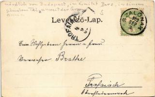 1902 Tarcsa, Tatzmannsdorf; Bánya-Újtelek, Bányai vár / Neustift-Bergwerk Schloss / castle villa (EK...