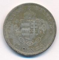 1935. 2P Ag "Rákóczi" T:2,2- patina Adamo P7.2