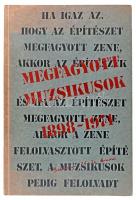 Megfagyott muzsikusok 1898-1974. Bercsényi 28-30. A BME Építészhallgatóinak kiadványa. Összeáll., szerk. és jegyzetekkel ellátta: Gerle János. Bp., 1987, BME Építészmérnöki Kar. Kiadói papírkötés, jó állapotban.