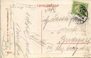 1916 Zólyom, Zvolen; Fő tér, Római katolikus templom, üzletek. W.L. Bp. N. 5912. / main square, Cath...