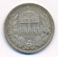1915KB 1K Ag "Ferenc József" T:2 patina Adamo K5.1