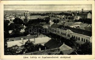 1939 Léva, Levice; látkép az Irgalmas nővérek zárdájával. Foto Hajdu / general view (EK)