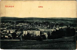 1916 Késmárk, Kezmarok; látkép, Thököly vár. W.L. Bp. 2892. / general view, castle (kopott sarkak / worn corners)