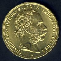 Ausztria 1892. 8Fl/20Fr Au 6,4516g T:1/2+ ph.