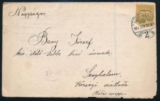 1901 Nagyvárad, meghívó zárt körű próbabálra