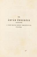 Vörösmarty minden munkái III. köt. és VIII. köt.: III. köt.: Hősköltemények. I. köt. (Zalán futása, ...